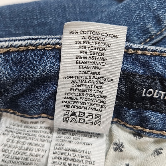 Lucky Brand Lolita Skinny Jeans Womens 8/29 Ankle Cheville Mid Rise Stretch Blue - Picture 9 of 13